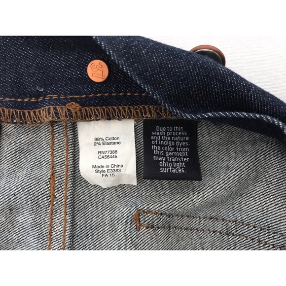 MADEWELL FLEA MARKET FLARE DARK WASH ITALIAN DENIM BLUE OVERALLS SIZE S - Picture 9 of 9